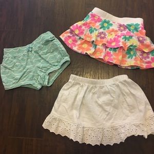 3 skirts 18-24 months